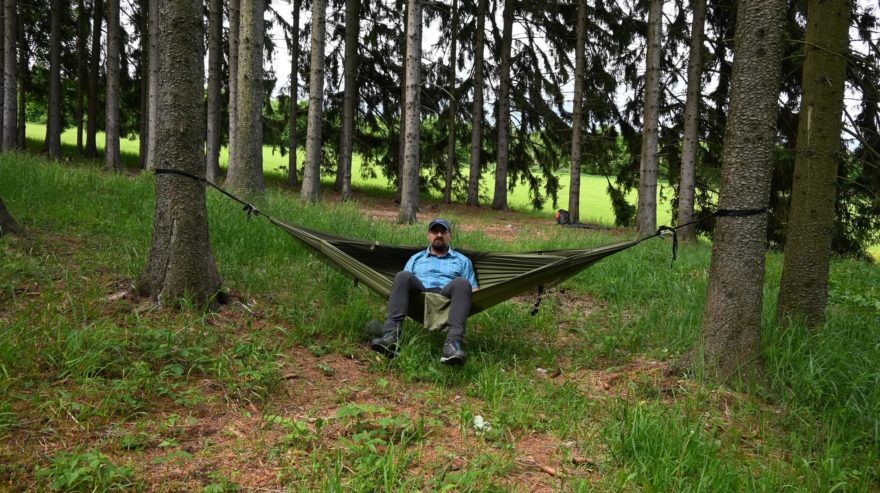 Osobně mám rád, když při vylézání z hamaky dosáhnu na zem - HIGHLANDER NOMAD HAMMOCK