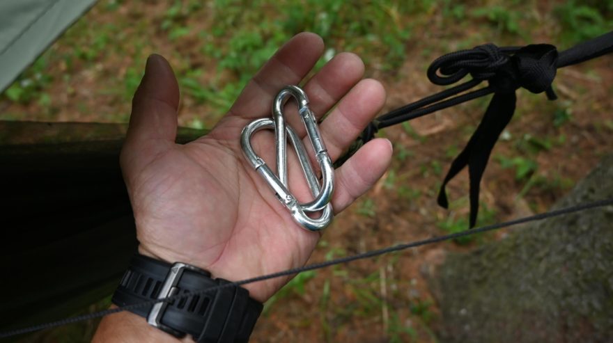 Vyřazením karabin můžete ušetřit cenné gramy - HIGHLANDER NOMAD HAMMOCK