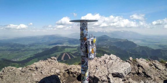 Velký Choč s výhledem na čtyři národní parky Slovenska