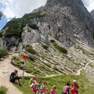Trek s dětmi v rakouských Alpách