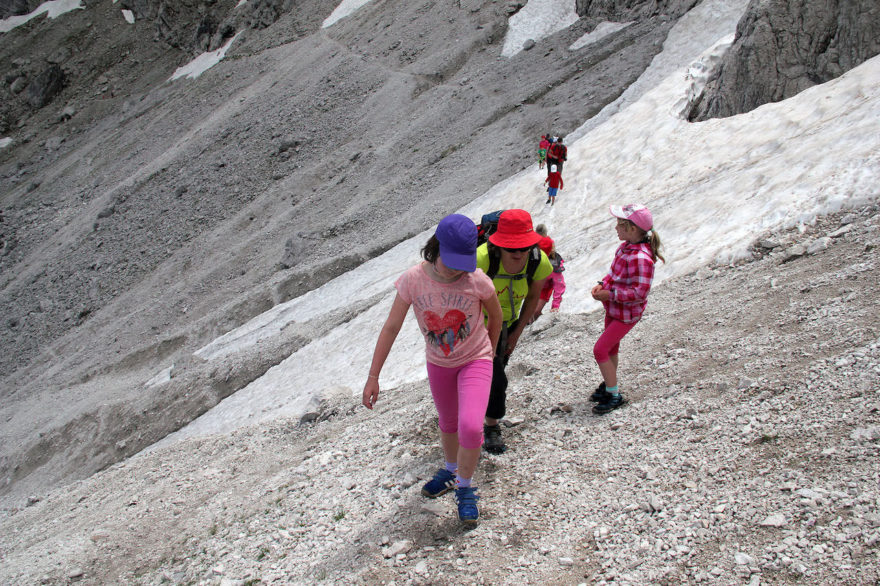 Trek s dětmi v rakouských Alpách