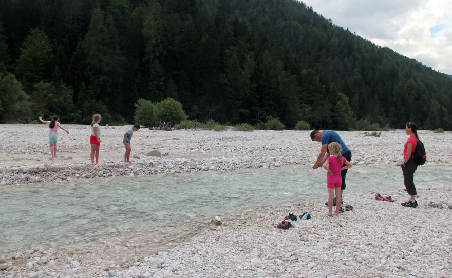 Trek s dětmi v rakouských Alpách