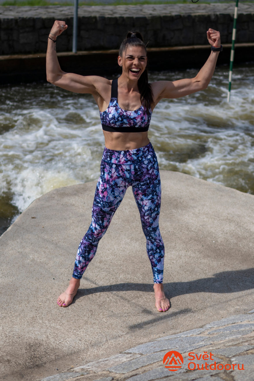 8B plus - podprsenky a legíny pro lezení, běh a další sporty