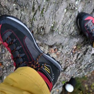 Testování bot při lezení via ferrat - KAYLAND CROSSMOUNTAIN GTX