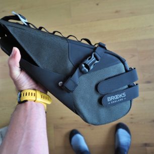 První ohlížení Scape Seat Bagu. Zpracování vypadá velmi dobře.