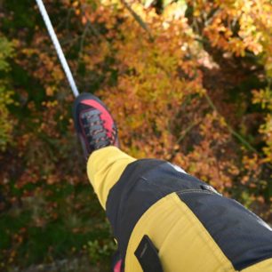 Přechod přes lanový most - KAYLAND CROSSMOUNTAIN GTX