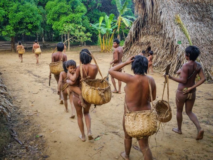 Pavol Barabáš dokumentoval např. život domorodých kmenů v Africe, jižní Americe či na Nové Guineji. (Z filmu Stín jaguára, 2018)