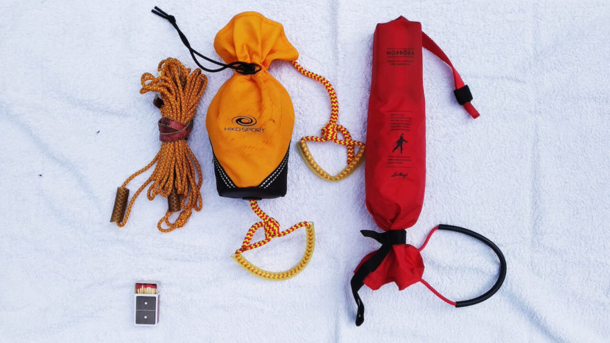 Lano patří do základní výbavy při dálkovém bruslení - ukázky různých modelů