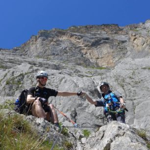 Via Ferrata Che Guevara - poměrně nenáročná, ale velmi dlouhá, Lago di Garda, Itálie