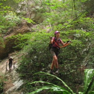 Via ferrata Rio Sallagoni, Lago di Garda, Itálie