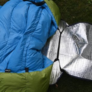 Pokus o fixaci spacáku na měkkou alumatku - TOPQUILT ANURA A185
