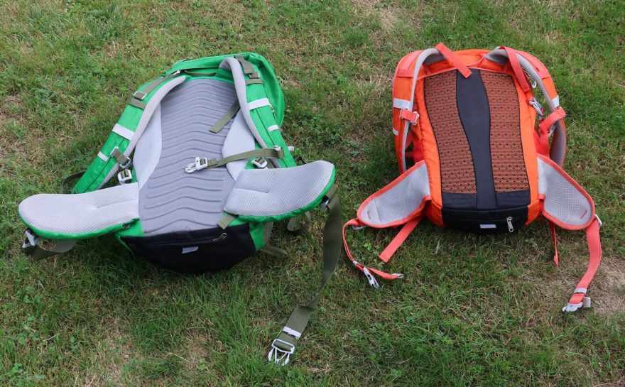 Porovnání zádových systému Denali 40 a Denali 25