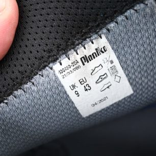 Vnitřní etiketa pohorek PLANIKA JALOVEC TOP AIR-TEX