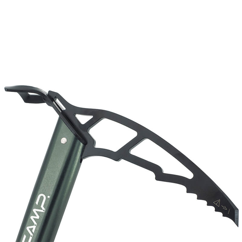 Ultralehký cepín s ocelovou hlavicí, perfektní pro ledovcové túry nebo závodní skialpinismus..