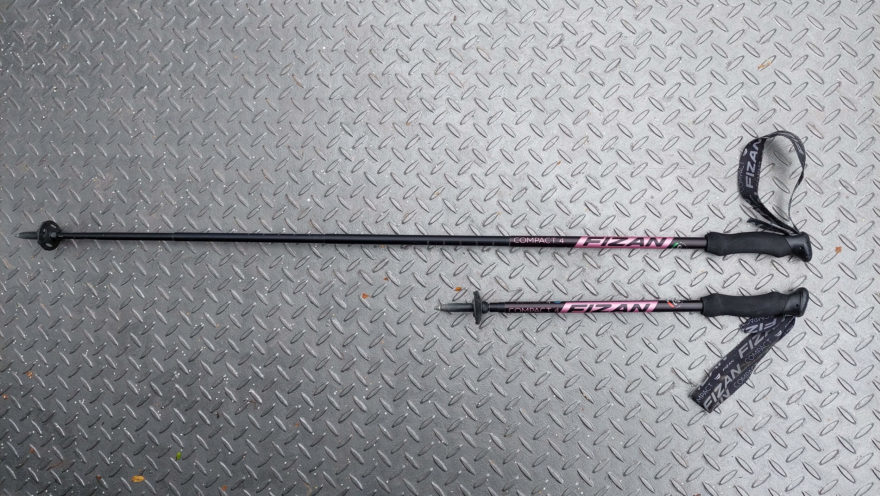 Max a min trekových holí Fizan Compact 4