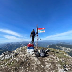 Na nejvyšší vrchol Bosny a Hercegoviny nejtěžší cestou, Bosanski a Crnogorski Maglić