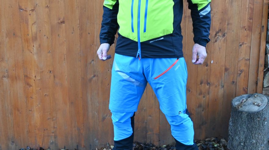 Čelní pohled na zateplené kraťasy NORTHFINDER KOSIARE