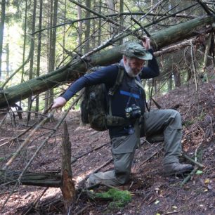 Kalhoty Northfinder TOMMY byly testována i ve stěží průchozích, požárem a kůrovcem poničených lesích Zadní země