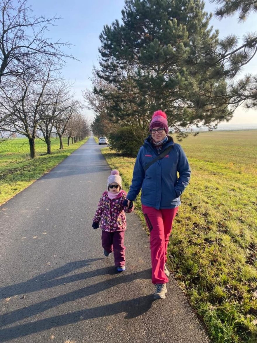 Testování na Drahanské vrchovině. Dámské outdoorové kalhoty Northfinder Mattie.