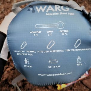 WARG Microlite 1000 - Informace na obalu