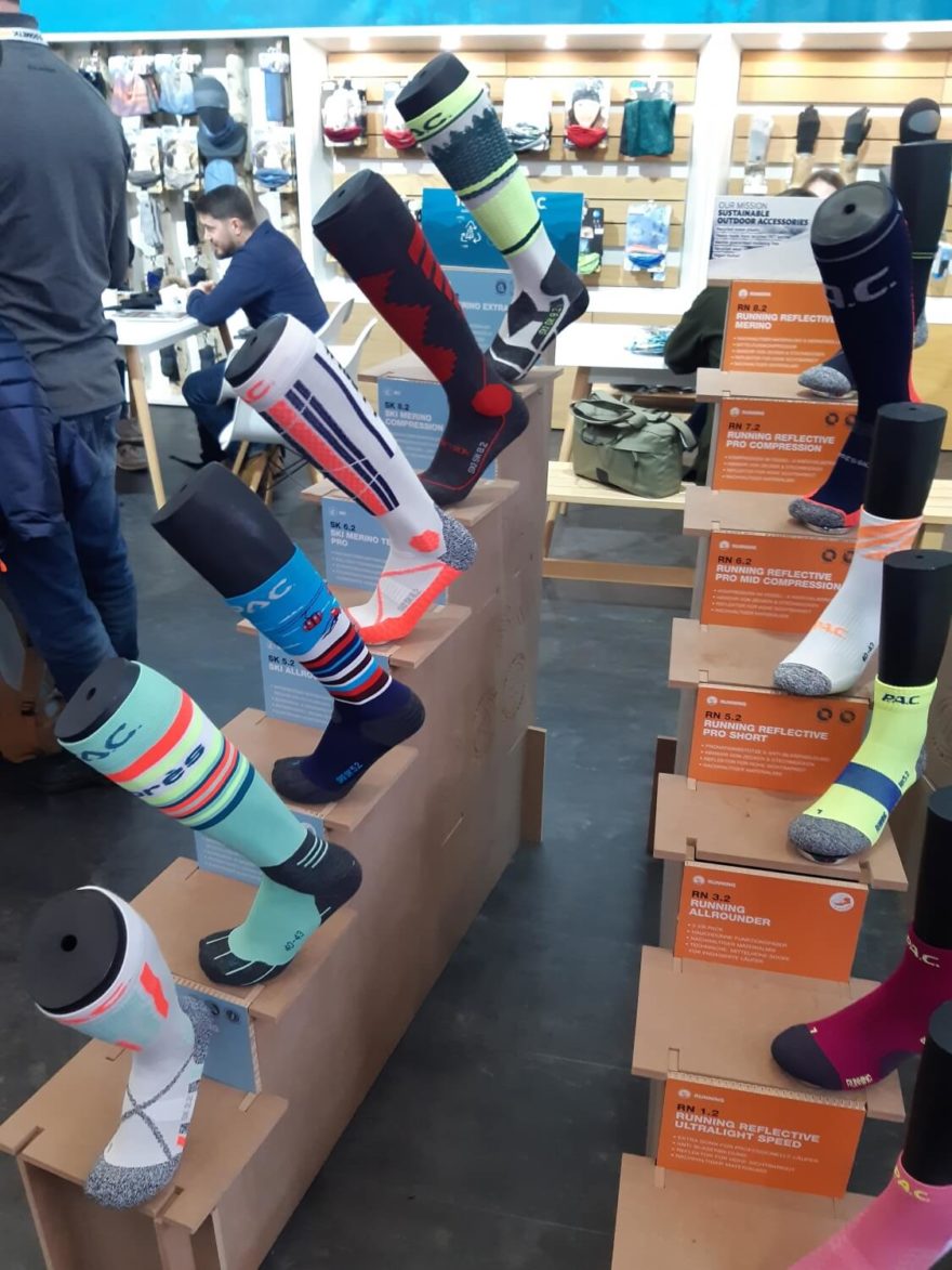 Kolekce lyžařských ponožek P.A.C. ISPO 2022