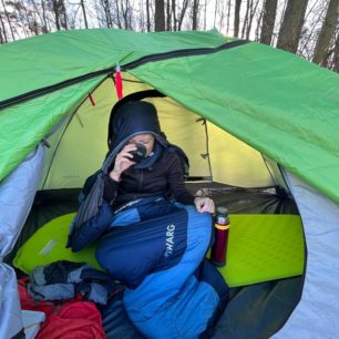 WARG Microlite 1000 ve spacáku je možno i sedět