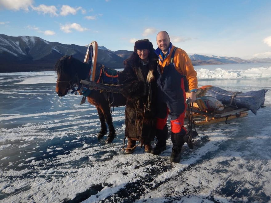 Setkání Petra Horkého s Inuity v Grónsku