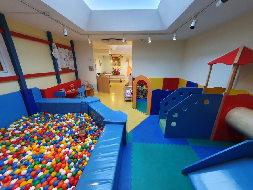 jedna z částí dětského herního světa v hotelu Familienhotel Hinteregger