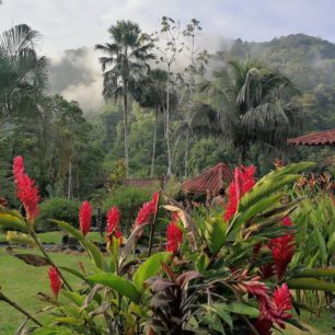 Toto je ráj v Pacuare River Lodge, Kostarika.