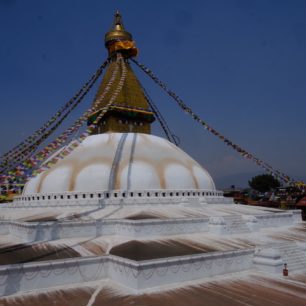 Baudhanath, je stúpa v nepálském hlavním městě Káthmándú