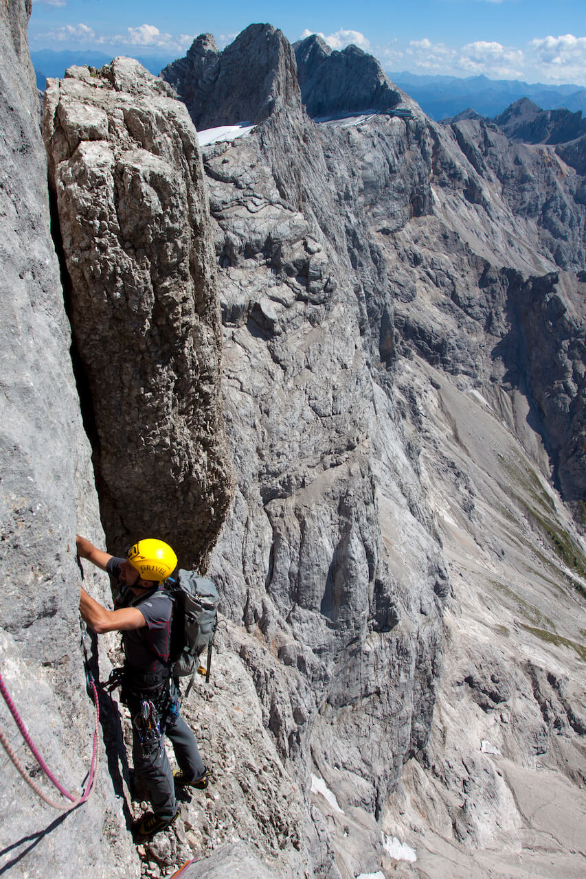 Vícedélka Steinerweg ve východních vápencových Alpách
