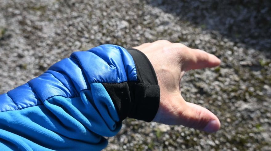 Manžeta usnadňuje přetažená rukavic přes rukávy bundy NORTHFINDER BESKYDOK