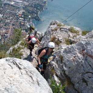 Via dell´Amicizia na vrchol SAT, Lago di Garda
