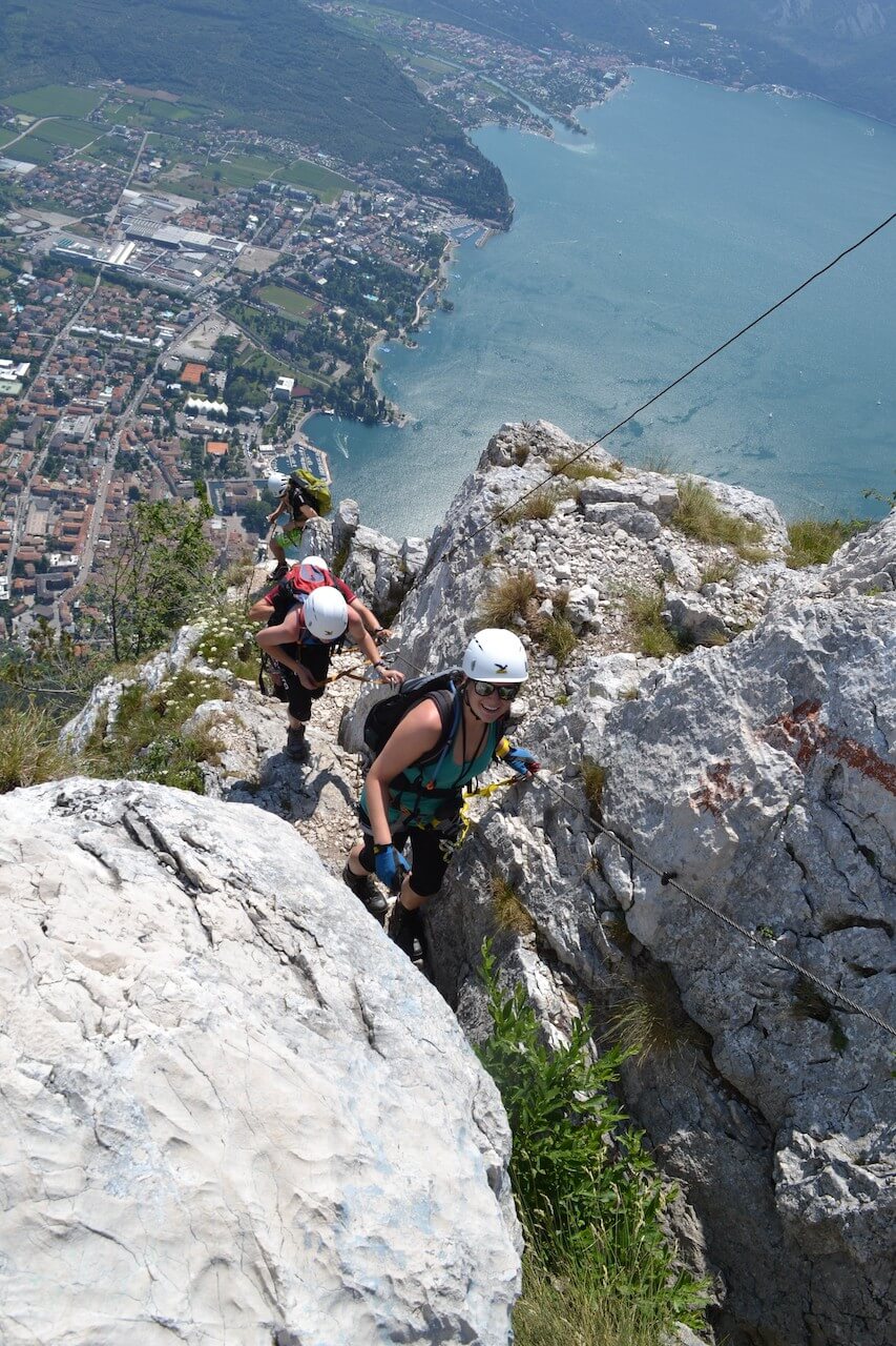 Via dell´Amicizia na vrchol SAT, Lago di Garda