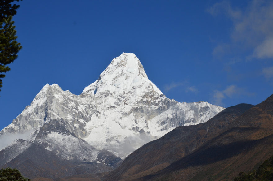 Ama Dablam má pověst nejkrásnější hory v oblasti Mount Everestu