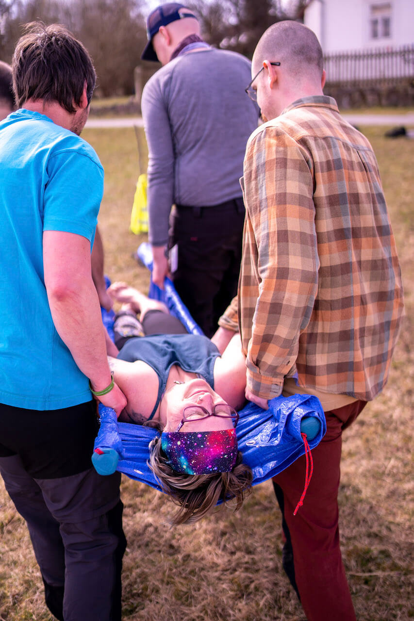 Kurz outdoorové první pomoci Horal od ZdrSem. (foto Jakub Staněk, ZDrSEM)