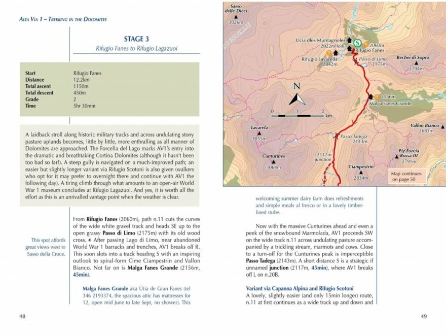 Průvodce Alta Vía 1, Dolomity, Cicerone