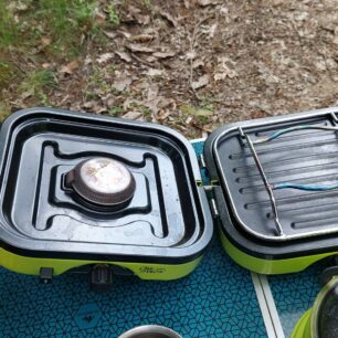 Takto se vařič MEVA DUAL COMPACT skládá