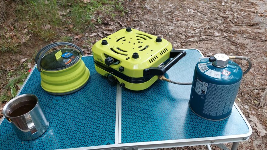 Vařič MEVA DUAL COMPACT je opatřen extra ventilem na kartuši