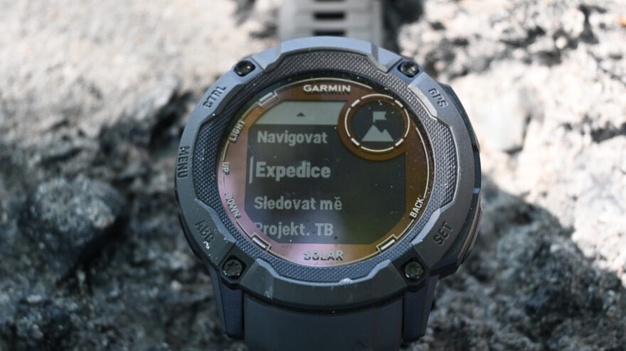 Funkce Expedice - dlouhodobé sledování - GARMIN INSTINCT® 2X SOLAR
