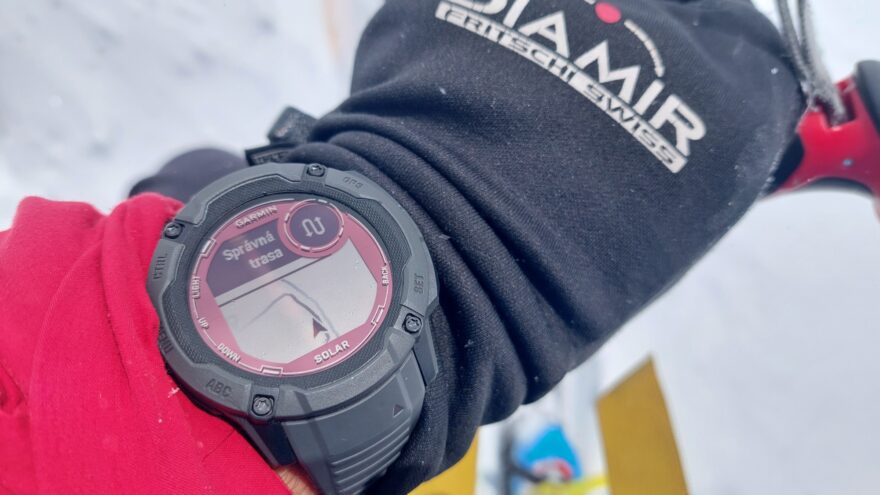 Sledování trasy na hodinách GARMIN INSTINCT® 2X SOLAR