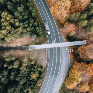 Hřebenovka Českým Švýcarskem, etapa 6 - lávka na Stozeckem sedle (foto A. Kubíček)