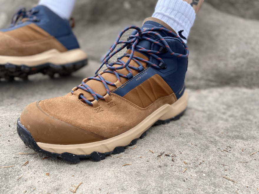 Vnější strana boty QUECHUA MH500.