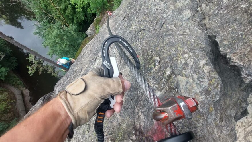 Key lock je u moderních karabin samozřejmost - SALEWA ERGO TEX