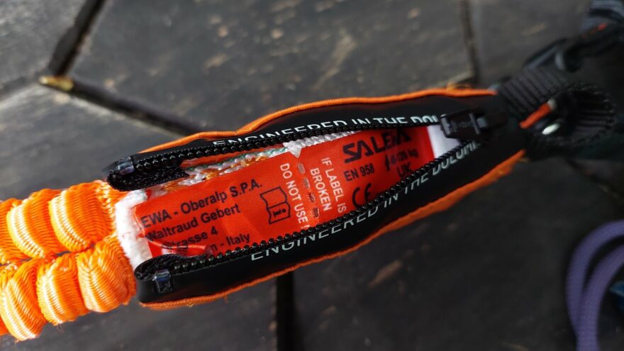 Kontrolní etiketa páracího tlumiče SALEWA ERGO TEX