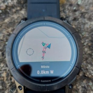 Záznam trasy a detail na kurzor - GARMIN EPIX PRO
