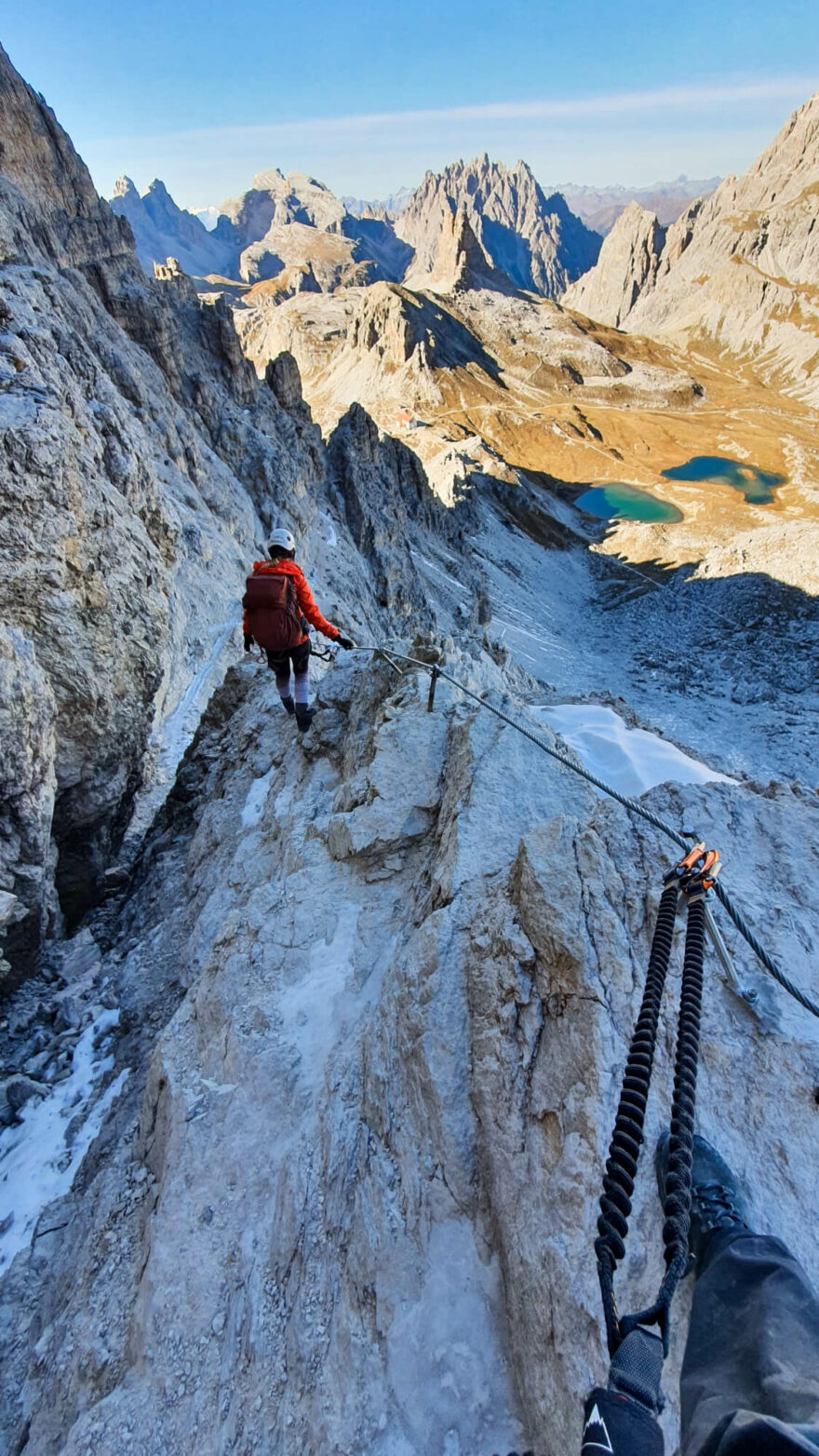 Výstup na Paternkofel ferratou De Luca Innerkofel-Paternkofel patří k nejkrásnějším horským túrám v Dolomitech.