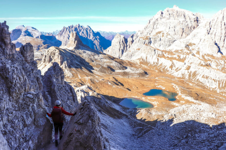 Výstup na Paternkofel ferratou De Luca Innerkofel-Paternkofel patří k nejkrásnějším horským túrám v Dolomitech.