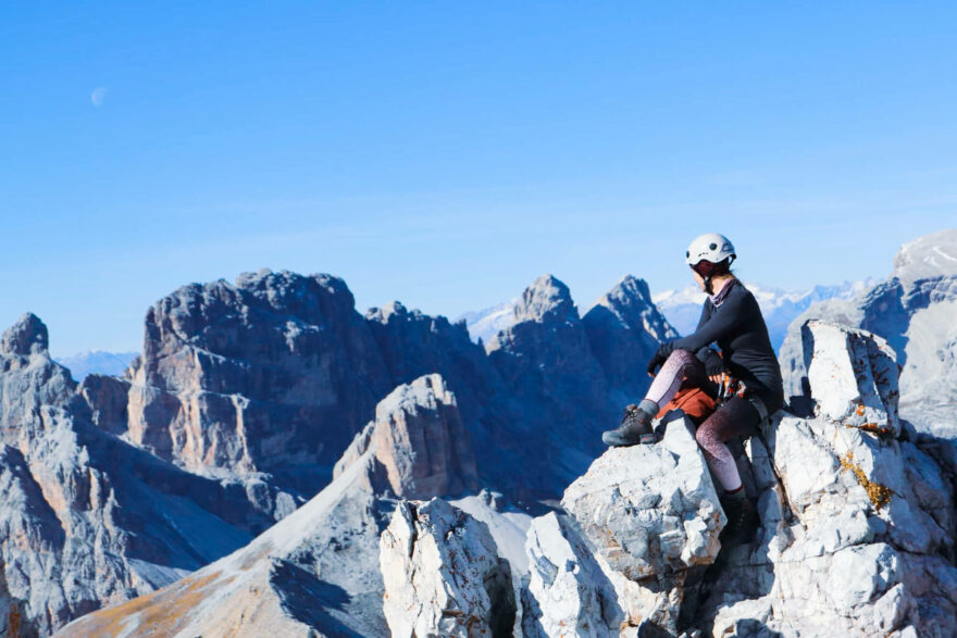 Výstup na Paternkofel ferratou De Luca Innerkofel-Paternkofel patří k nejkrásnějším horským túrám v Dolomitech.