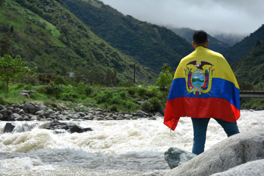 Nejvyšší hora Ekvádoru Chimborazo není pro místní jen atrakcí pro turisty. Jako symbol země má své místo například na státní vlajce.